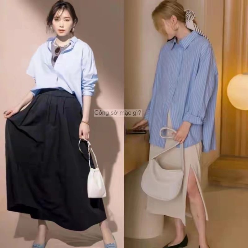 Đầu thu, "áo khoác mỏng + váy dài" hot rần rần! Phụ nữ trung niên mặc thế này ắt thăng hạng khí chất- Ảnh 16.