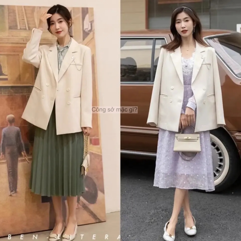 Đầu thu, "áo khoác mỏng + váy dài" hot rần rần! Phụ nữ trung niên mặc thế này ắt thăng hạng khí chất- Ảnh 8.