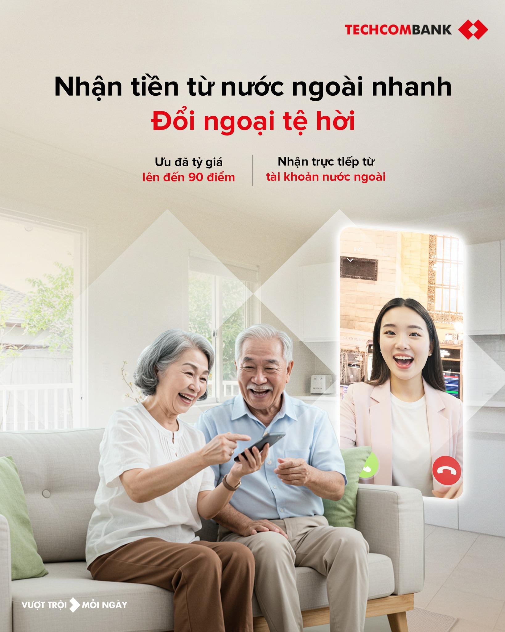 Techcombank giúp người Việt nhận tiền từ nước ngoài nhanh chóng, minh bạch- Ảnh 1.