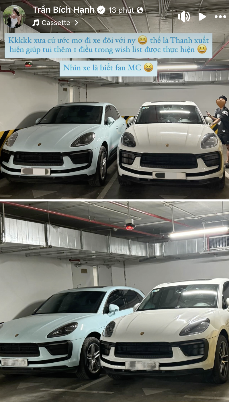 Bạn gái trâm anh thế phiệt của Văn Thanh flex xe đôi sang xịn, minh chứng tình cảm ngọt ngào với người thương- Ảnh 1.