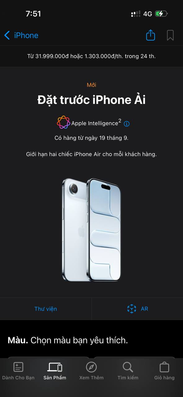 Website Apple mắc lỗi ngớ ngẩn trong ngày mở order iPhone mới tại Việt Nam- Ảnh 2.