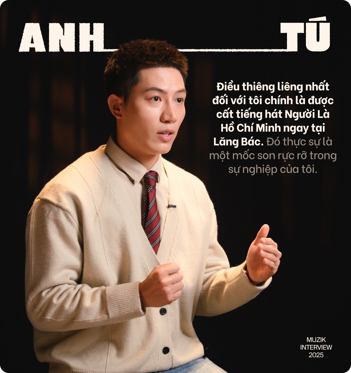Anh Tú: Rap Việt là bước ngoặt, Anh Trai Say Hi giúp định hình hiện tại, được hát Người Là Hồ Chí Minh tại Lăng Bác là mốc son rực rỡ nhất!- Ảnh 2.