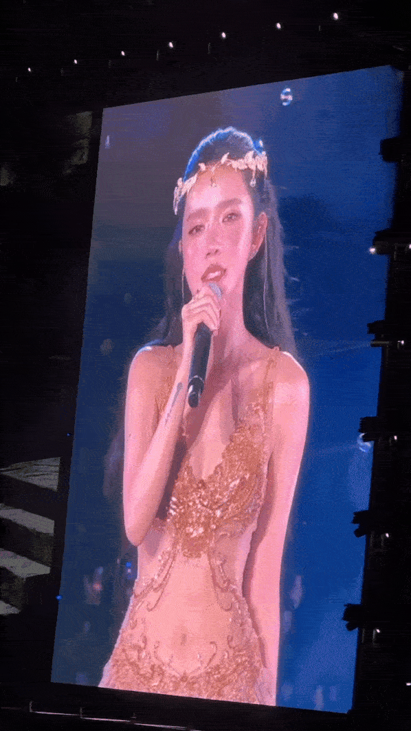 Sốc visual Em Xinh đẹp như nữ thần xé sử bước ra, nhưng chỉ xuất hiện chóng vánh tại concert- Ảnh 3.
