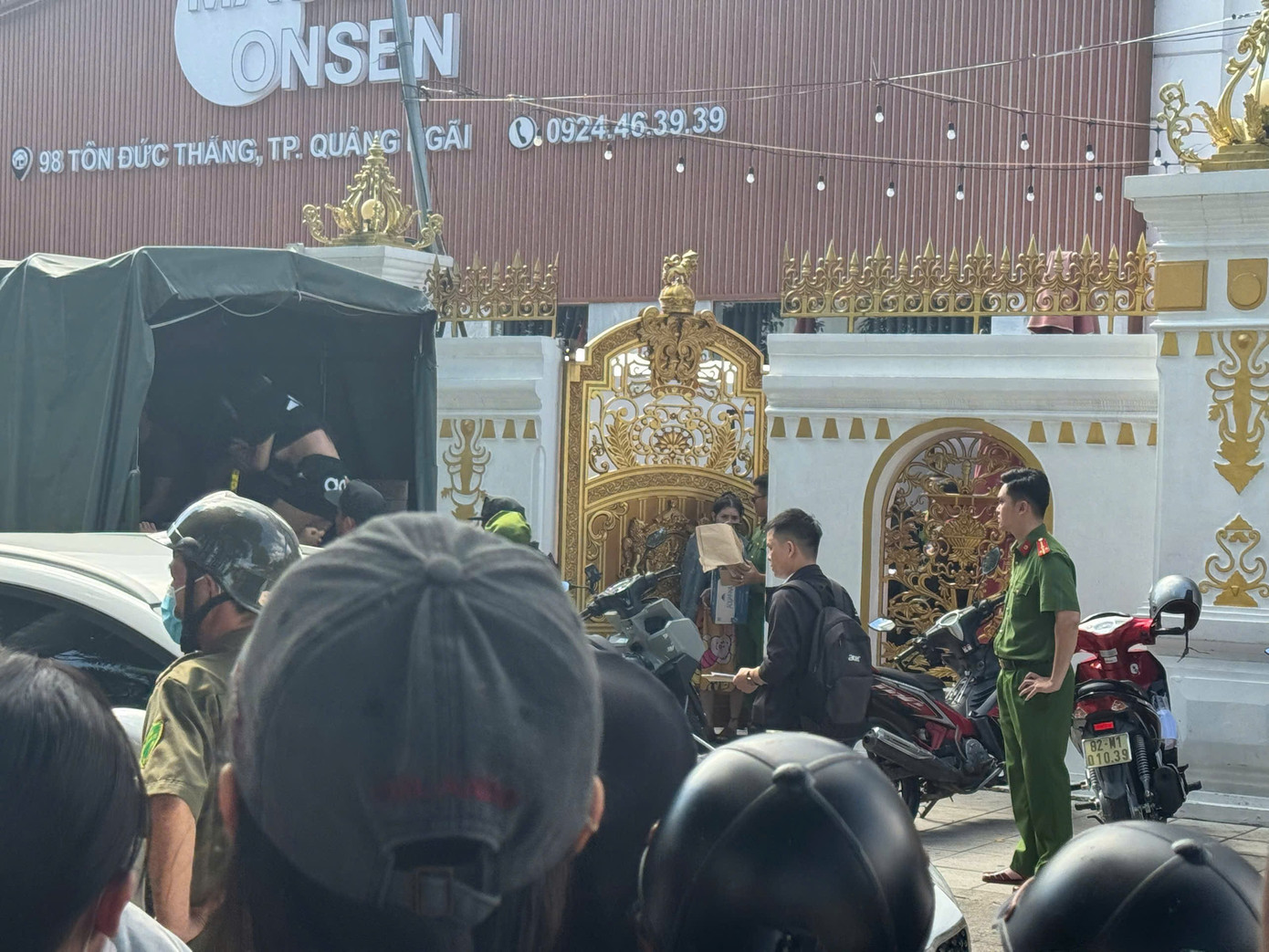 Phong tỏa, khám xét quán karaoke nổi tiếng bậc nhất ở Quảng Ngãi- Ảnh 1.