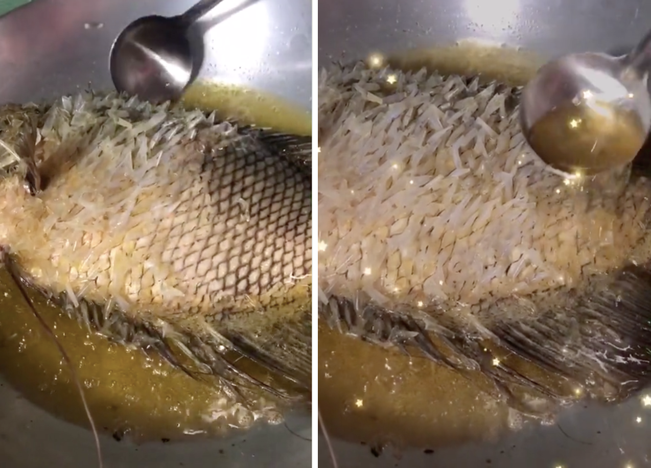 Cảnh tượng chiên cá nguyên vảy khiến nhiều người "nổi gai ốc", không ngờ lại là đặc sản độc đáo ở miền Tây- Ảnh 2.
