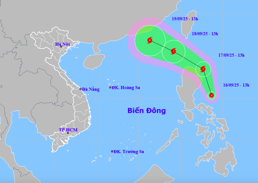Hình thành áp thấp nhiệt đới, dự báo mạnh lên bão số 8 trên Biển Đông- Ảnh 1.