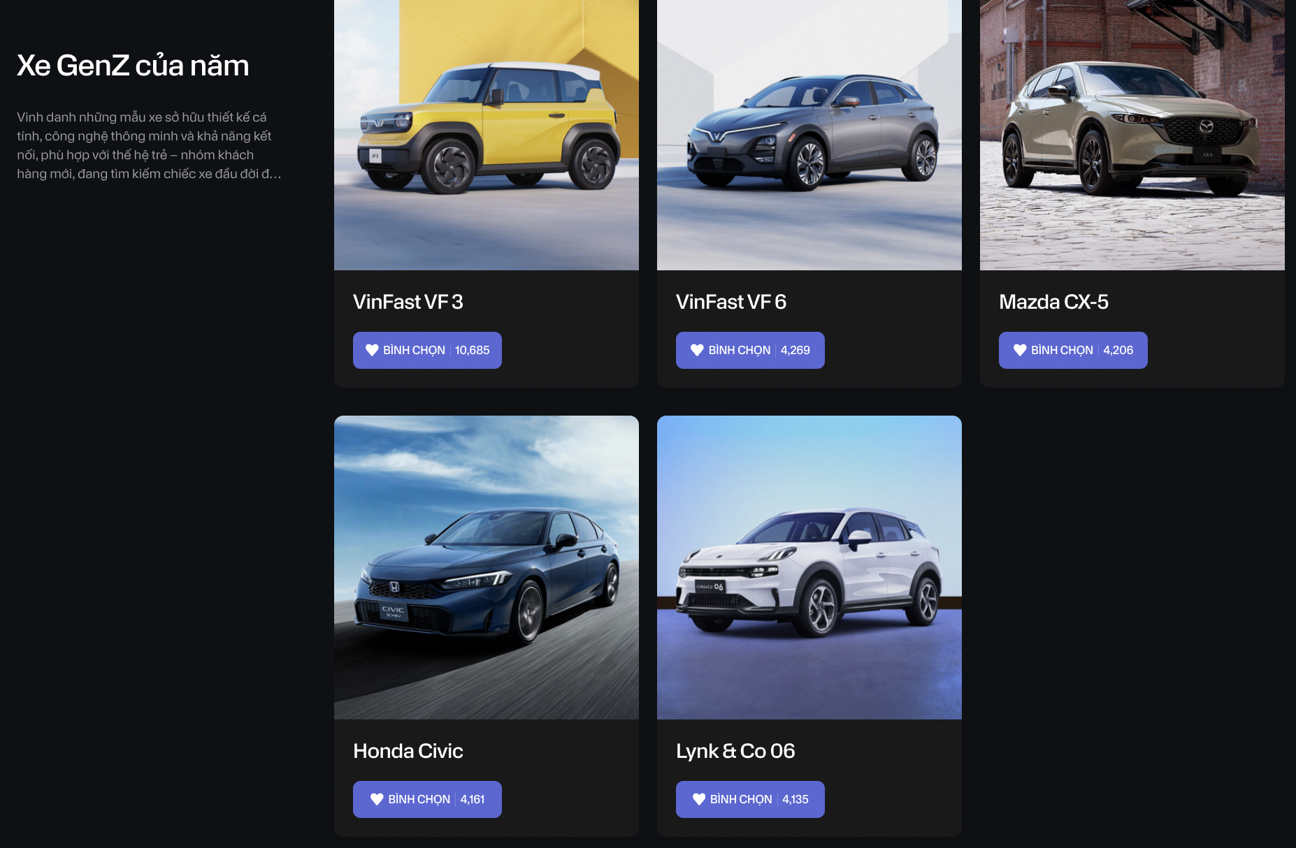 9 xe tạm dẫn đầu bình chọn CCA 2025 sau 1 tuần mở vote: Territory át vía CX-5, CR-V, Lynk & Co 06 áp đảo và những diễn biến khó đoán ở giai đoạn nước rút- Ảnh 9.