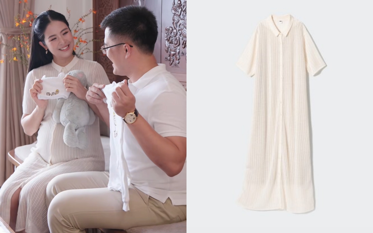 HH Ngọc Hân diện loạt váy tiền triệu trong giai đoạn bầu bí- Ảnh 5.