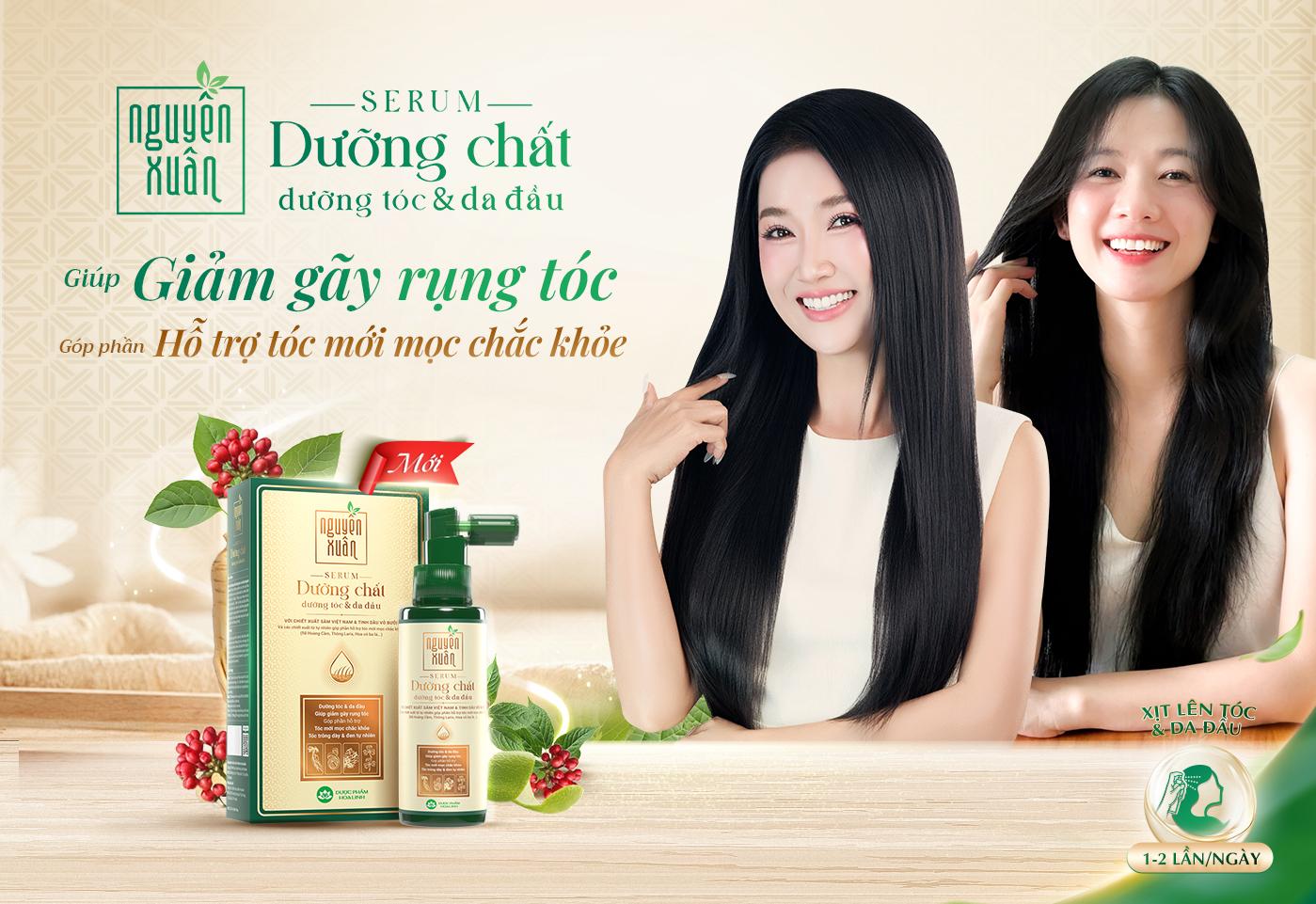 Học sao Việt bí quyết dưỡng và hỗ trợ tóc mới mọc chắc khoẻ!- Ảnh 1.