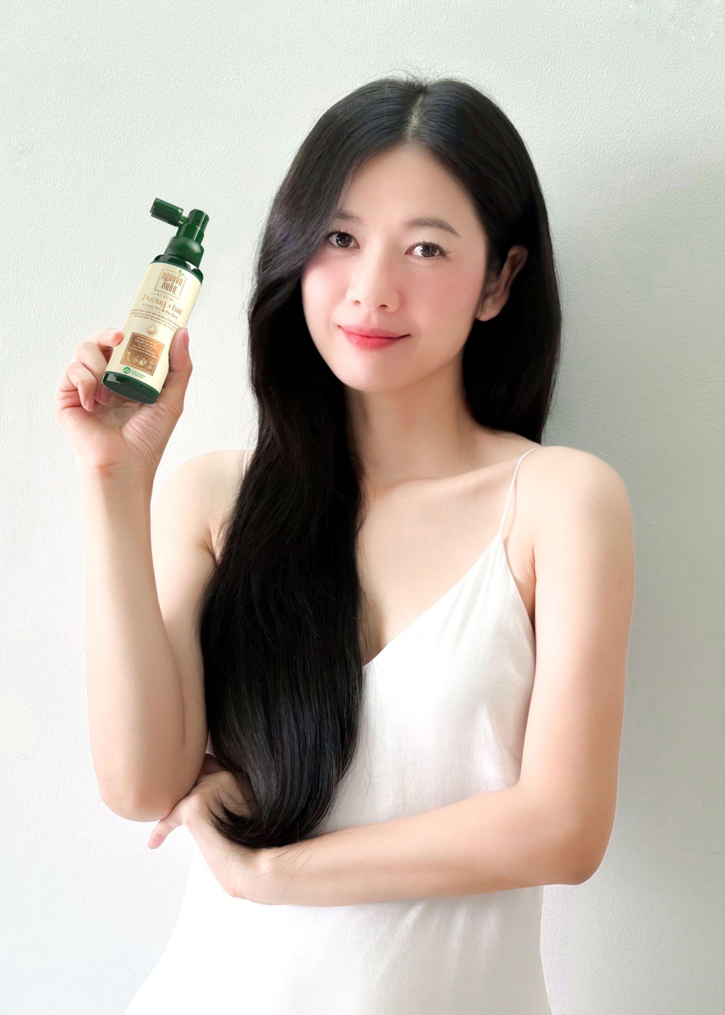 Học sao Việt bí quyết dưỡng và hỗ trợ tóc mới mọc chắc khoẻ!- Ảnh 3.
