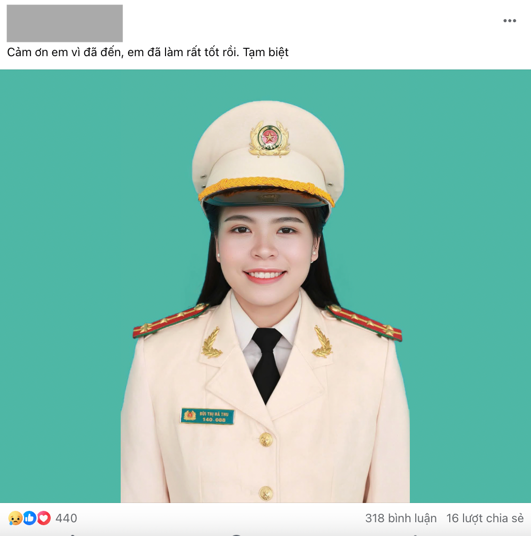 Đại úy Bùi Thị Hà Thu qua đời ở tuổi 33 vì bệnh ung thư: Chia sẻ đau xót từ người chồng- Ảnh 1.