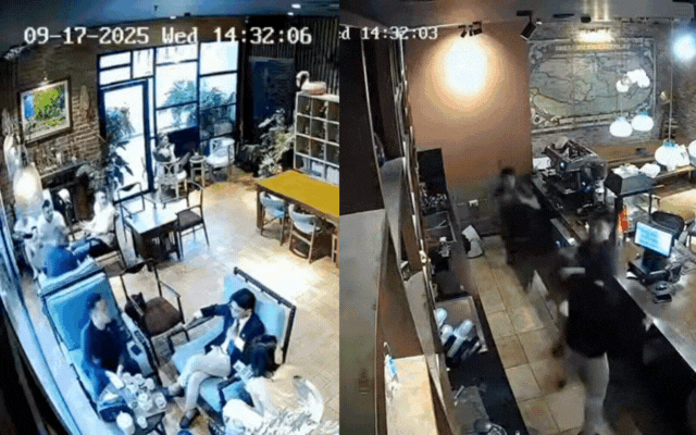 Công an xác minh vụ nhân viên quán cà phê ở Hà Nội bị đấm ngã vì nhắc nhở không hút thuốc lá- Ảnh 2.