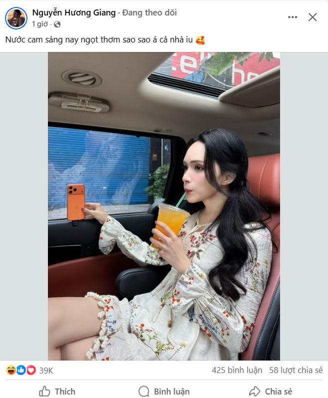 Hương Giang, Tăng Phúc là những nghệ sỹ Việt đầu tiên "flex" khoe iPhone 17 series màu cam- Ảnh 1.