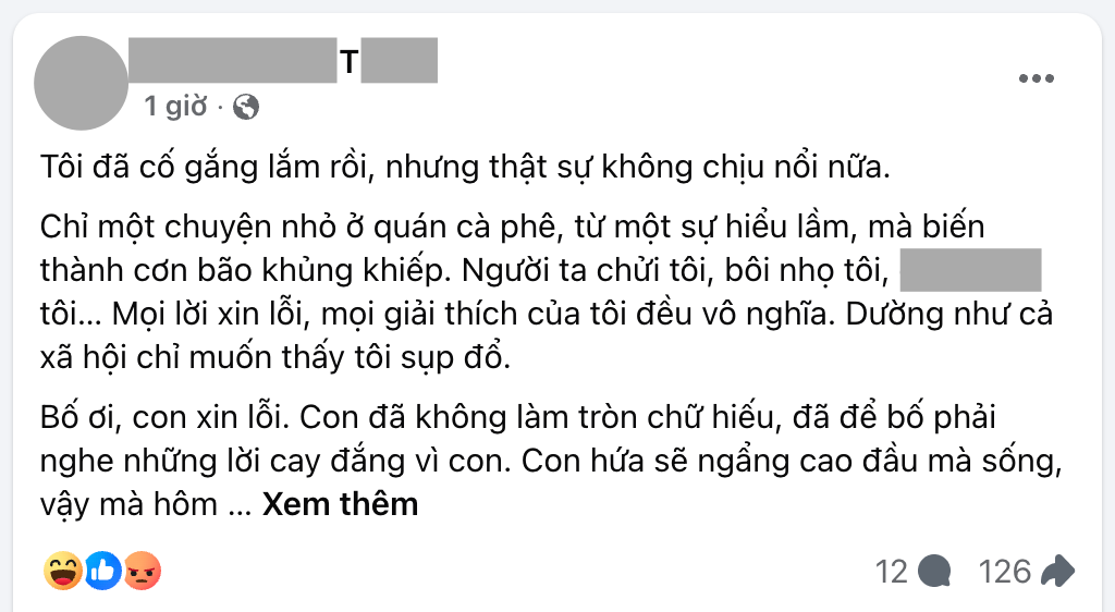 "Tổng tài" sau vụ xin lỗi nhưng bị từ chối: Tôi thật sự không chịu nổi nữa...- Ảnh 1.