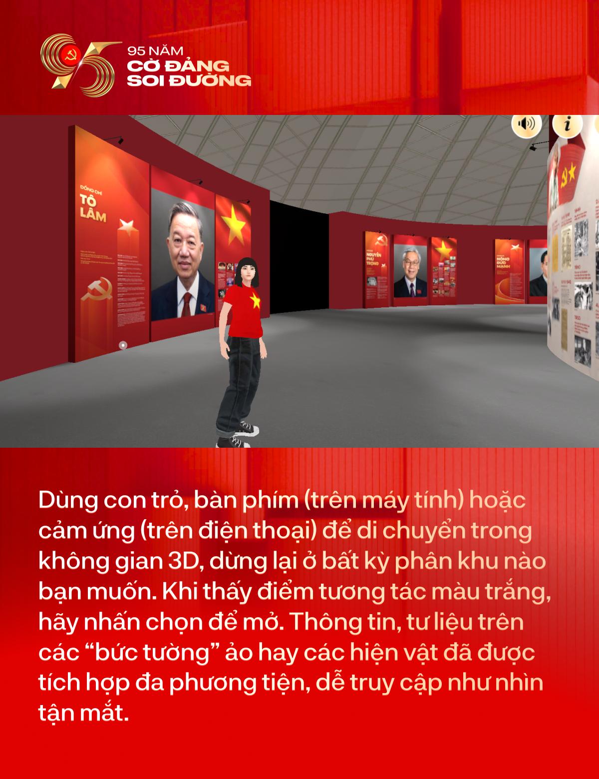 Mở cánh cổng lịch sử bằng công nghệ: khám phá Triển lãm “95 năm Cờ Đảng soi đường” trên nền tảng số- Ảnh 6.