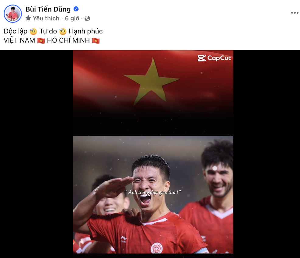 Ảnh yêu nước của dàn sao bóng đá gây sốt: Nhà Văn Hậu-Hải My đẹp đỉnh, Văn Thanh 
