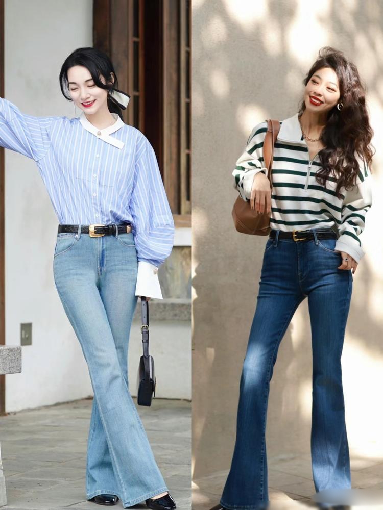 1m58 vẫn “ăn gian” được 5 cm chiều cao nhờ quần ống loe, tôi đã thử và thành công!- Ảnh 2.