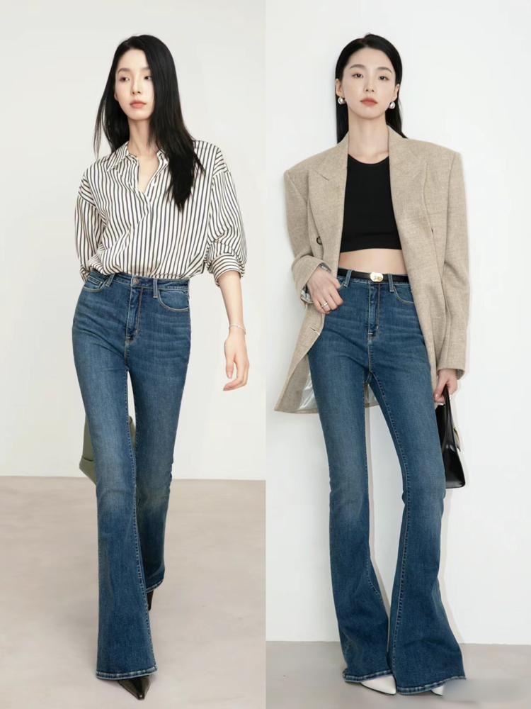 1m58 vẫn “ăn gian” được 5 cm chiều cao nhờ quần ống loe, tôi đã thử và thành công!- Ảnh 4.