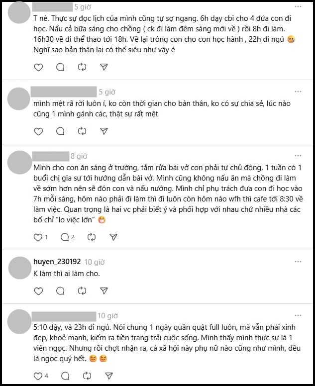 Sao hạng A cũng phải ngộp thở với lịch trình 24h của các mom hiện tại: 