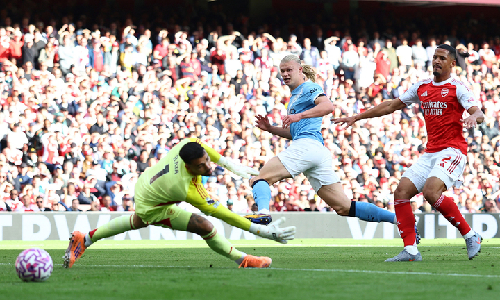 Kết quả giải Ngoại Hạng Anh: Ghi bàn phút 90+2, Arsenal thoát thua Man City- Ảnh 1.