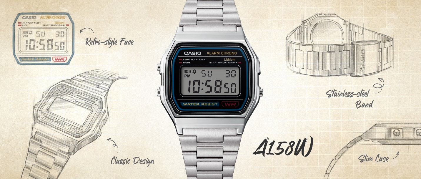 A158W, A168WEGB, AQ-230A… Loạt Casio vintage hoài niệm bỗng hot rần rần trở lại- Ảnh 1.