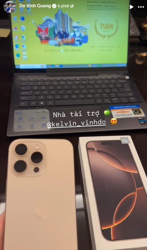 Phó tổng Đỗ Quang Vinh choáng vì iPhone 17 Pro Max: 