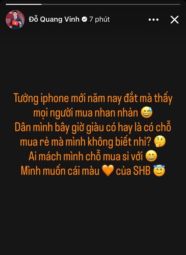 Phó tổng Đỗ Quang Vinh choáng vì iPhone 17 Pro Max: 