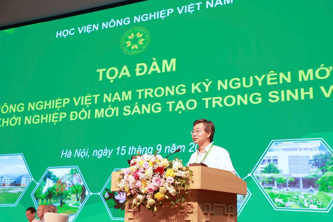 Tọa đàm “Nông nghiệp Việt Nam trong kỷ nguyên mới và khởi nghiệp đổi mới sáng tạo trong sinh viên”- Ảnh 1.