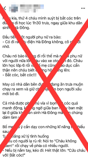 Vụ học sinh lớp 6 ở Hà Nội suýt bị bắt cóc trên đường đi học: Do cháu tự nghĩ ra- Ảnh 1.