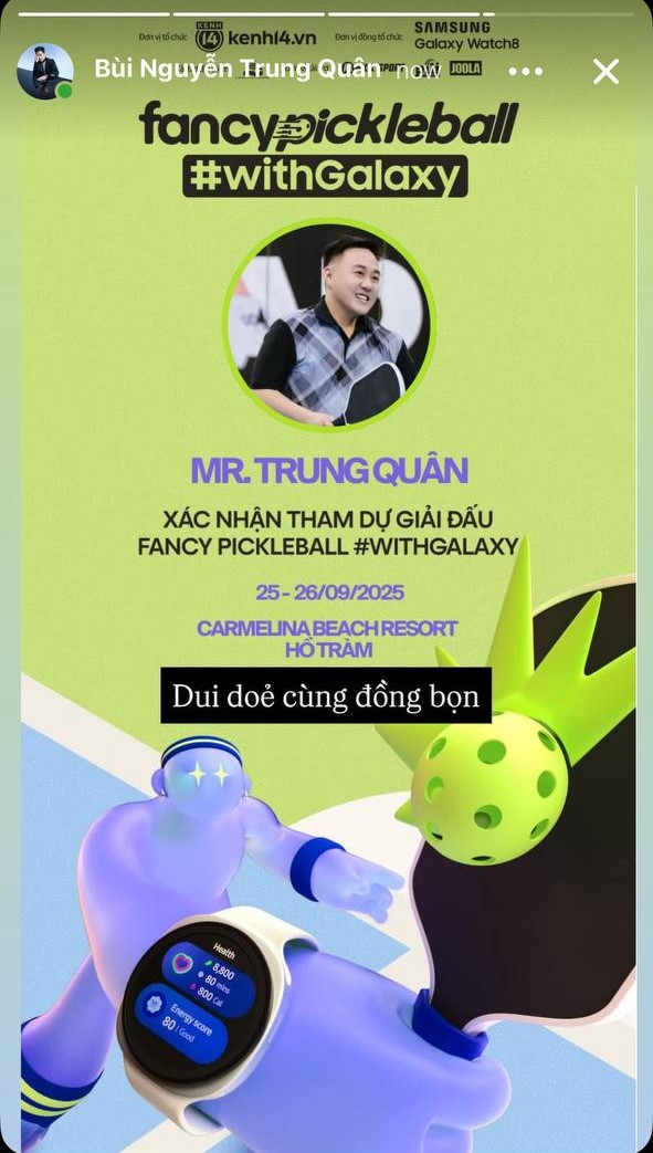 Dàn trai xinh, gái đẹp đổ bộ Fancy Pickleball #withGalaxy: Đoàn mình đã di chuyển đến đây chưa???- Ảnh 3.