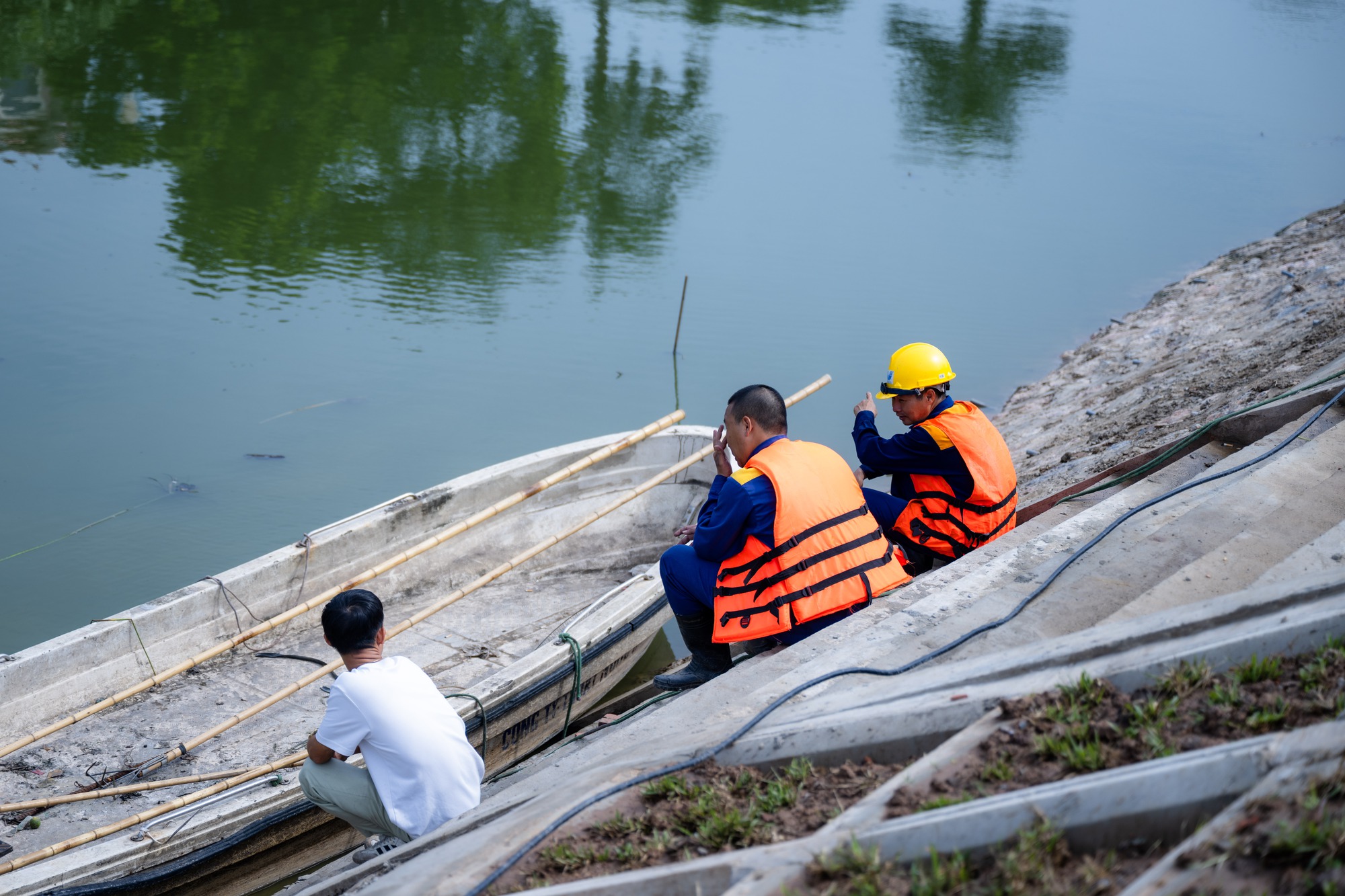 Cận cảnh đập dâng đầu tiên mang nguồn nước bổ cập mới cho sông Tô Lịch "hồi sinh"- Ảnh 14.
