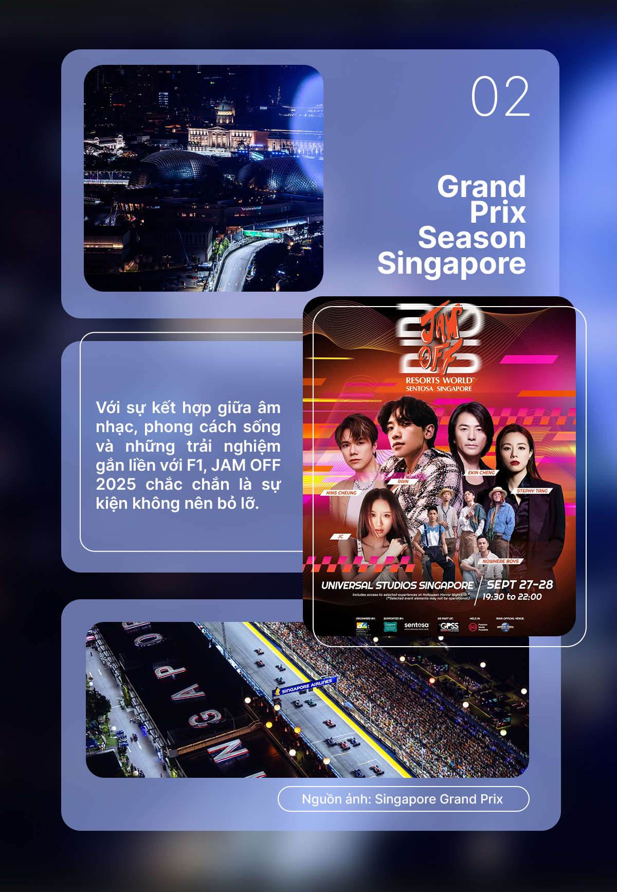 Grand Prix Season Singapore 2025 và những cuộc vui trải dài từ sáng đến đêm dành cho mọi du khách- Ảnh 2.