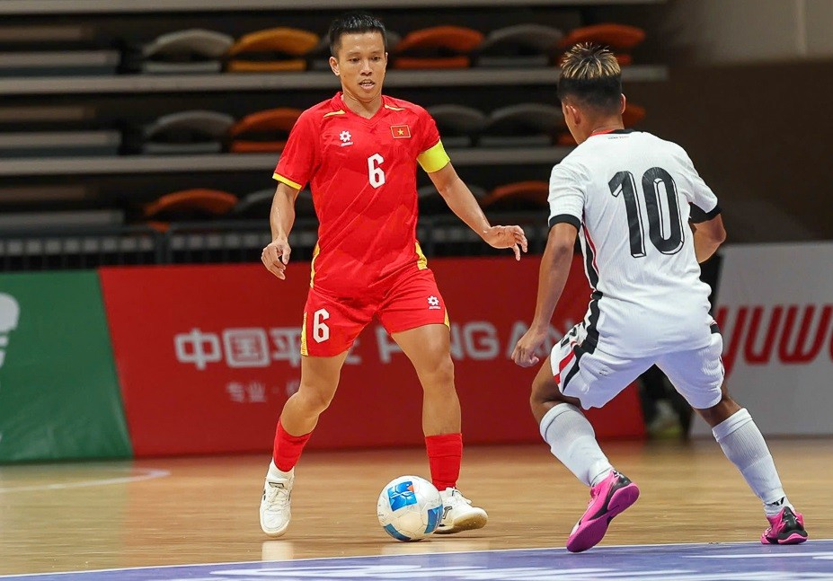 Việt Nam vượt Thái Lan, trở thành đội tuyển futsal Đông Nam Á đạt thành tích tốt nhất vòng loại châu Á- Ảnh 2. Việt Nam vượt Thái Lan, trở thành đội tuyển futsal Đông Nam Á đạt thành tích tốt nhất vòng loại châu Á- Ảnh 2.