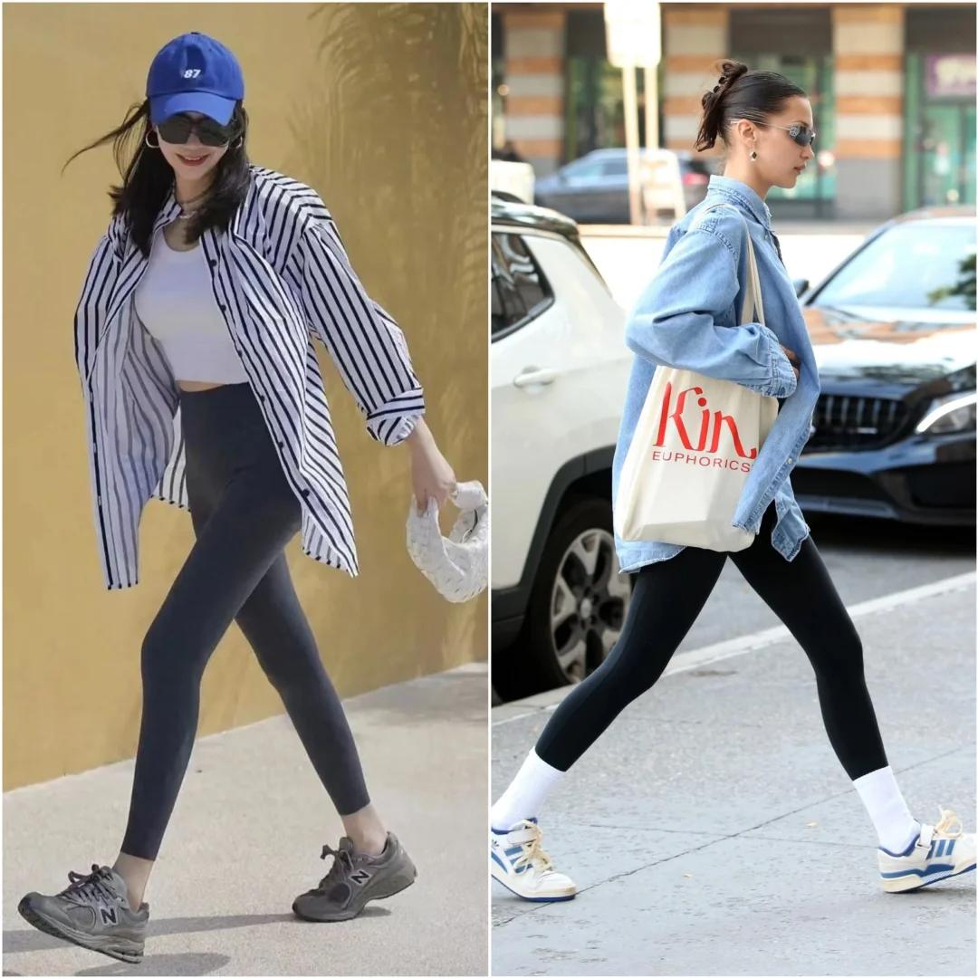 Quần legging mặc thế nào để tránh kệch cỡm, mà còn giữ trọn thần thái thời thượng- Ảnh 4.