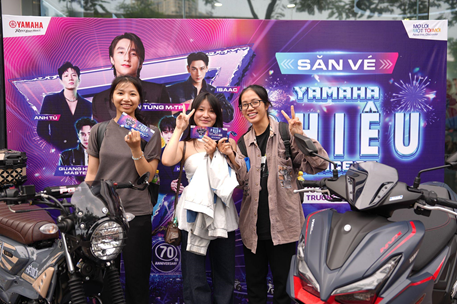 Săn vé “Yamaha PHIÊU Concert” gây sốt: Fan Yamaha camp xuyên đêm, giới trẻ háo hức chờ đại tiệc 70 năm- Ảnh 3.