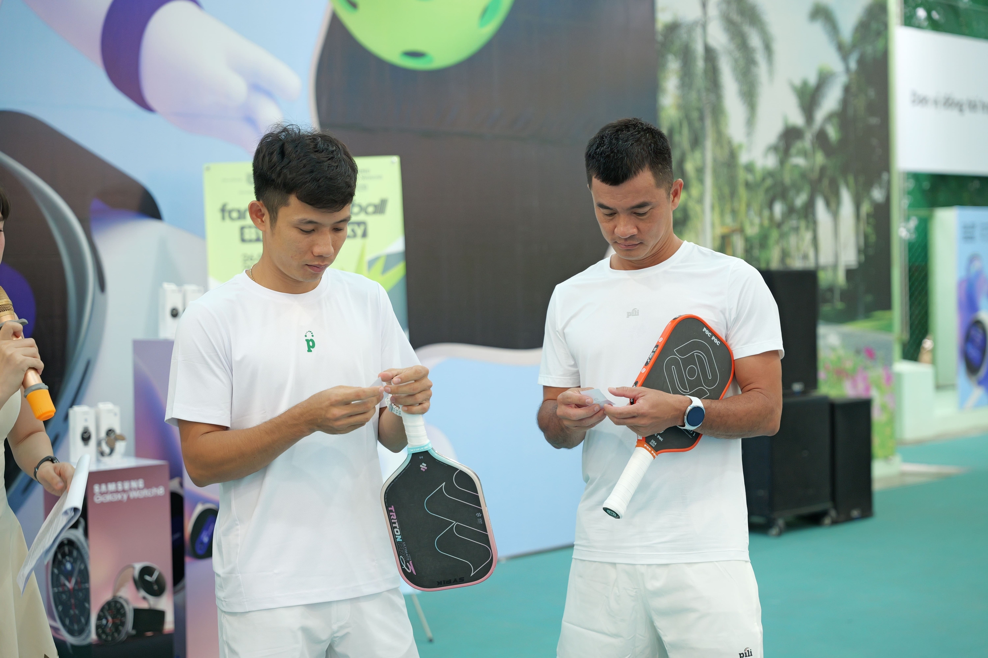 Dàn celeb đọ sắc ở Fancy Pickleball: Mâu Thuỷ - Emma Lê đọ sắc cực 