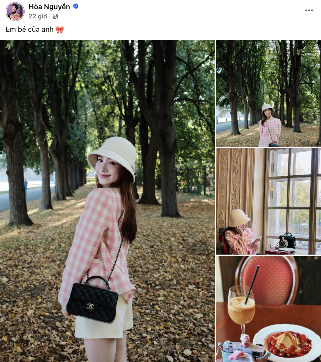 Hoà Minzy đeo túi Chanel do Văn Toàn tặng, viết caption ngọt ngào, cách phản ứng khi netizen 