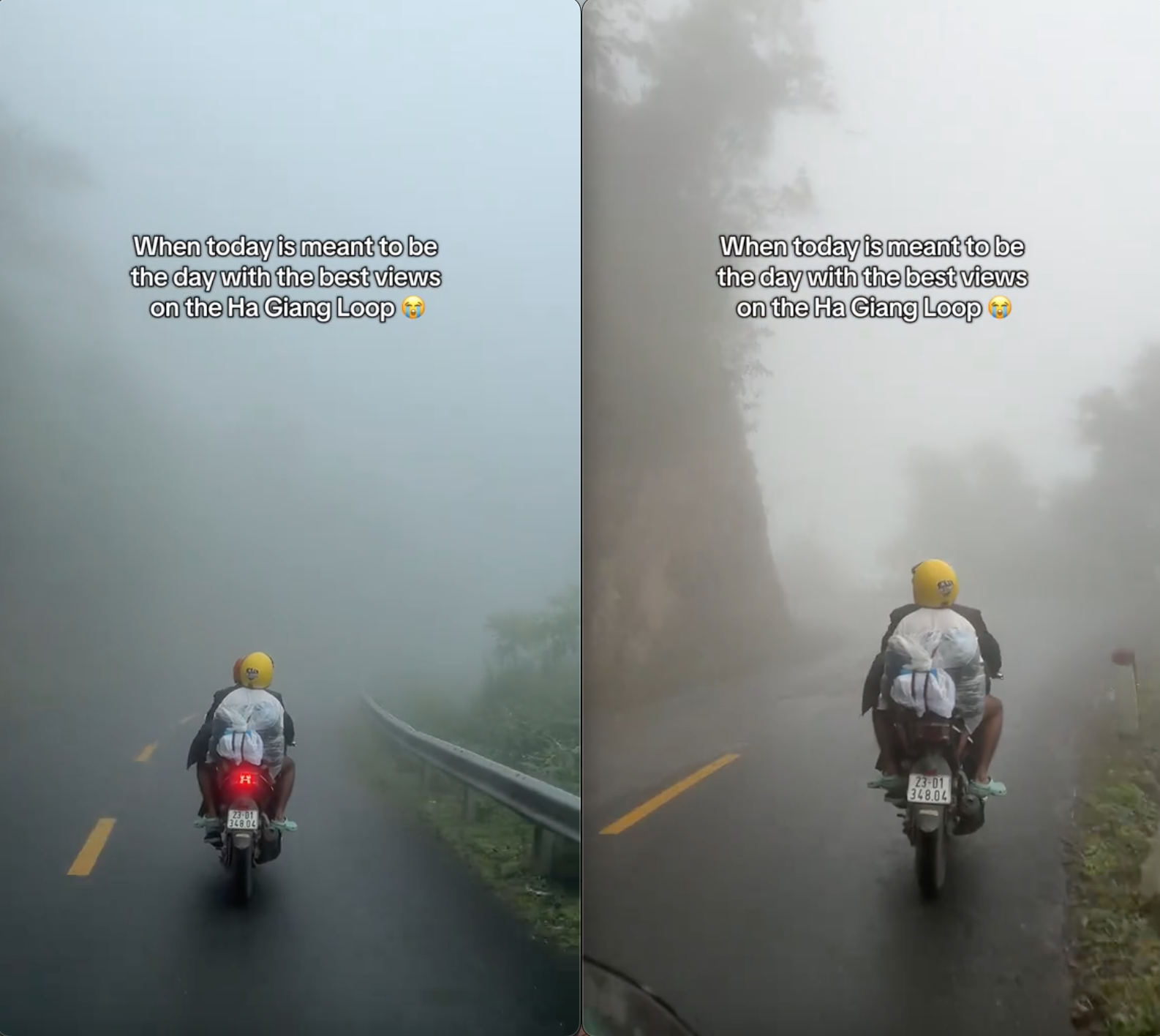 Cẩn thận xem dự báo khi đi Hà Giang Loop, khách Tây vẫn nhận cái kết "rớt nước mắt"- Ảnh 1.