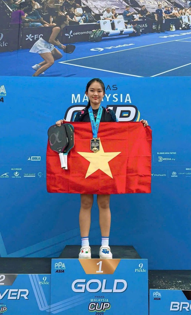 Việt Nam có HCV đầu tiên tại PPA Panas Malaysia Open 2025- Ảnh 1.