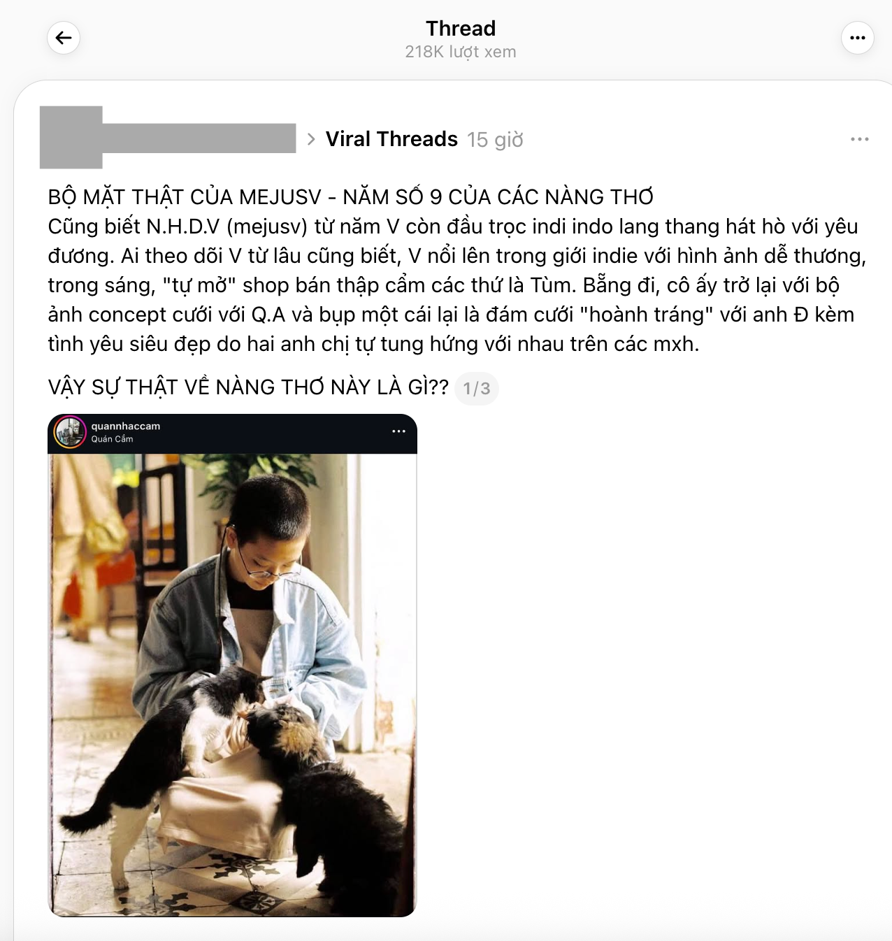 Lý do Nguyễn Hoàng Diệu Vy (Mejusv) -  founder có tiếng ở Hà Nội bị bóc 