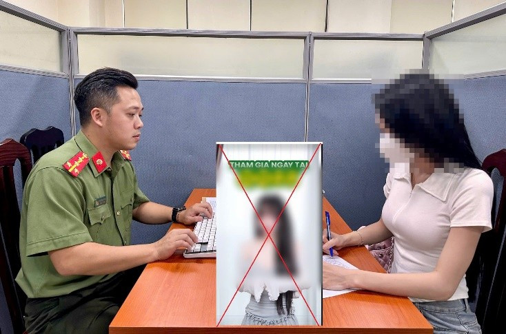 Xử phạt cô gái quảng cáo trang web đánh bạc trực tuyến để kiếm tiền- Ảnh 1.