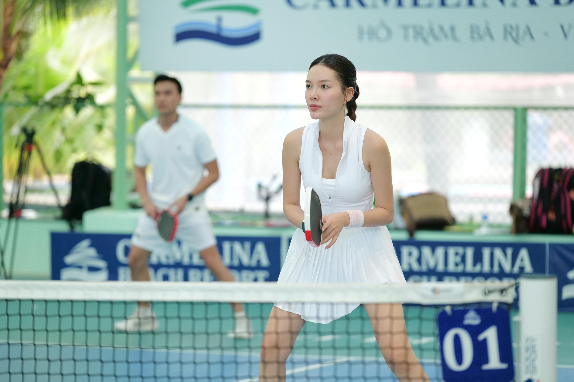 Dàn sao siêu đỉnh tại Fancy Pickleball: Mâu Thuỷ - Hồng Hạnh thi đấu bùng nổ, hội trai xinh gái đẹp vừa slay vừa đánh hay!- Ảnh 14.
