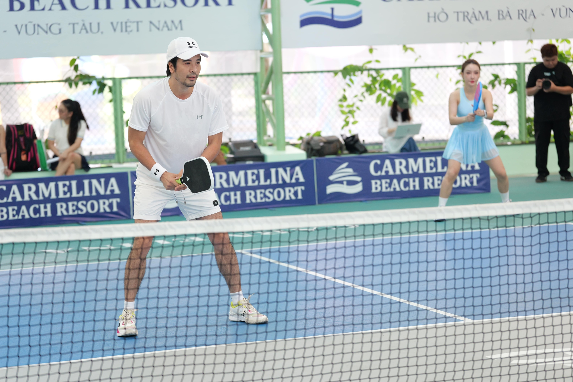 Dàn sao siêu đỉnh tại Fancy Pickleball: Mâu Thuỷ - Hồng Hạnh thi đấu bùng nổ, hội trai xinh gái đẹp vừa slay vừa đánh hay!- Ảnh 8.