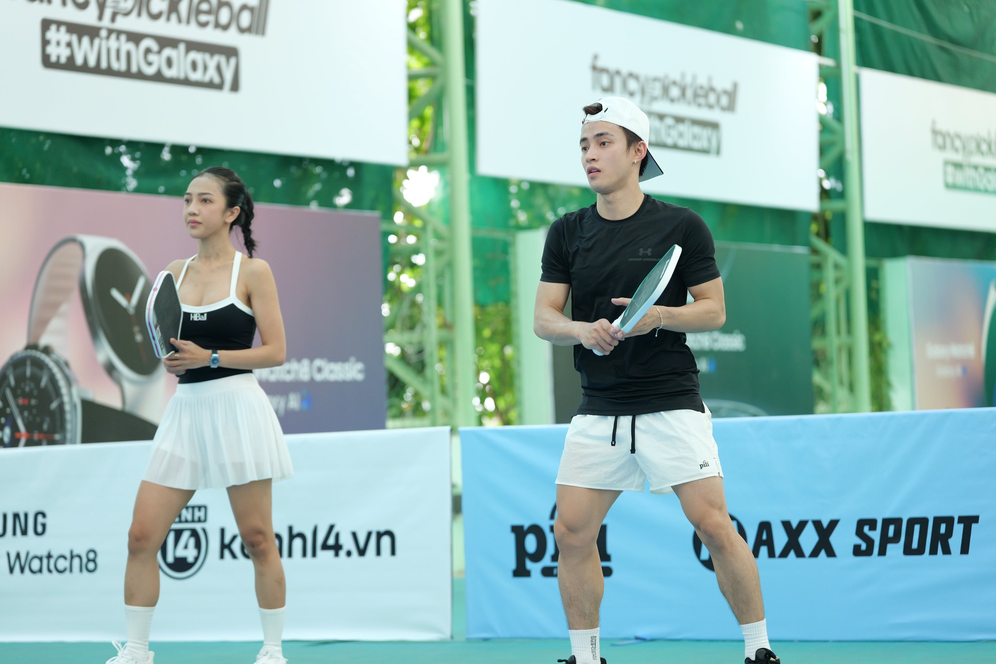 Dàn sao siêu đỉnh tại Fancy Pickleball: Mâu Thuỷ - Hồng Hạnh thi đấu bùng nổ, hội trai xinh gái đẹp vừa slay vừa đánh hay!- Ảnh 10.