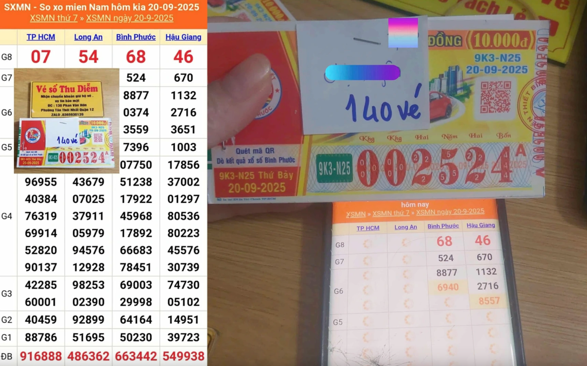 Khách đặt mua 140 tờ vé số rồi hủy đơn, người bán giữ lại bất ngờ trúng hết: Hé lộ số tiền thưởng- Ảnh 1.