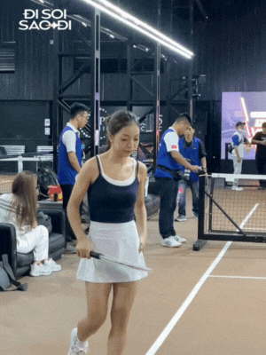 "Tóm dính" doanh nhân Đức Phạm dính như sam bên một Á hậu Vbiz trên sân pickleball- Ảnh 8.