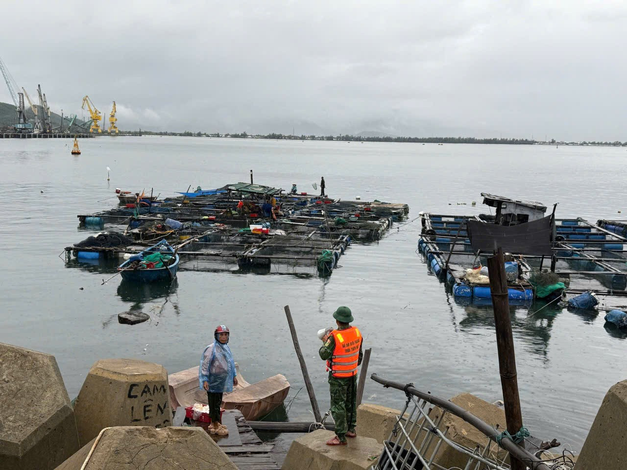 Huế, Đà Nẵng di dời dân tránh bão số 10; người dân Lý Sơn vội vã di chuyển lồng bè- Ảnh 3.