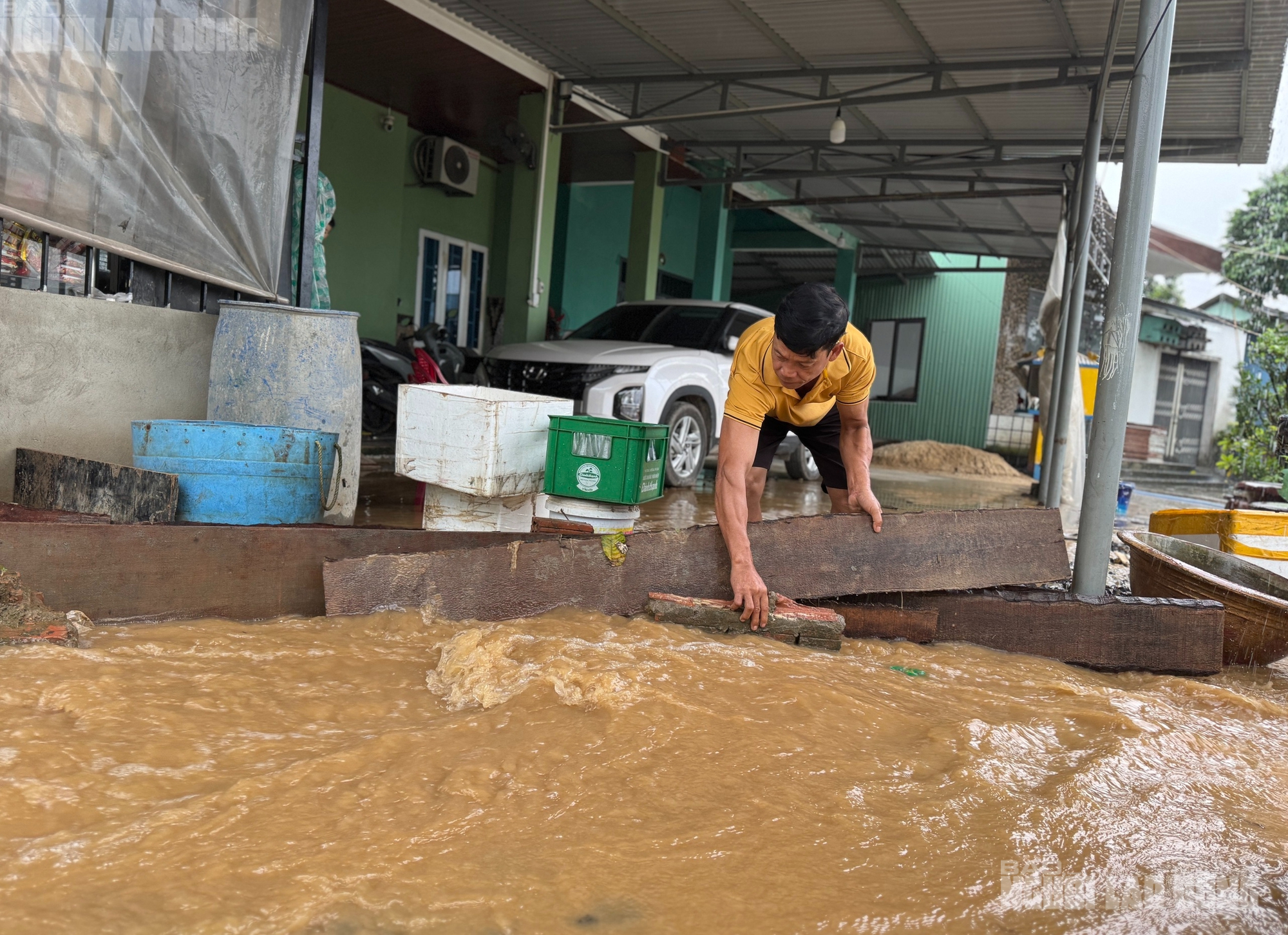 Đà Nẵng: Mưa lớn từng cơn do ảnh hưởng bão số 10 Bualoi, gió rít nhẹ- Ảnh 11.