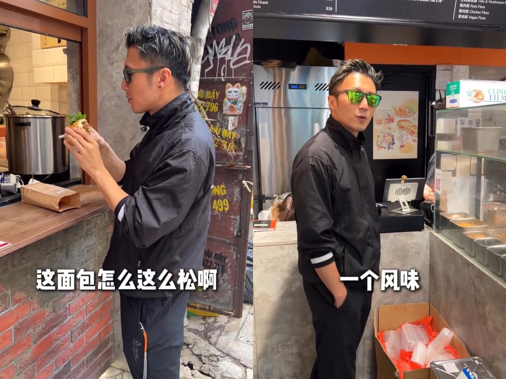 Tạ Đình Phong review bánh mì Việt Nam, lại cảnh báo dân tình: “Đừng ăn món này trên xe”- Ảnh 1.