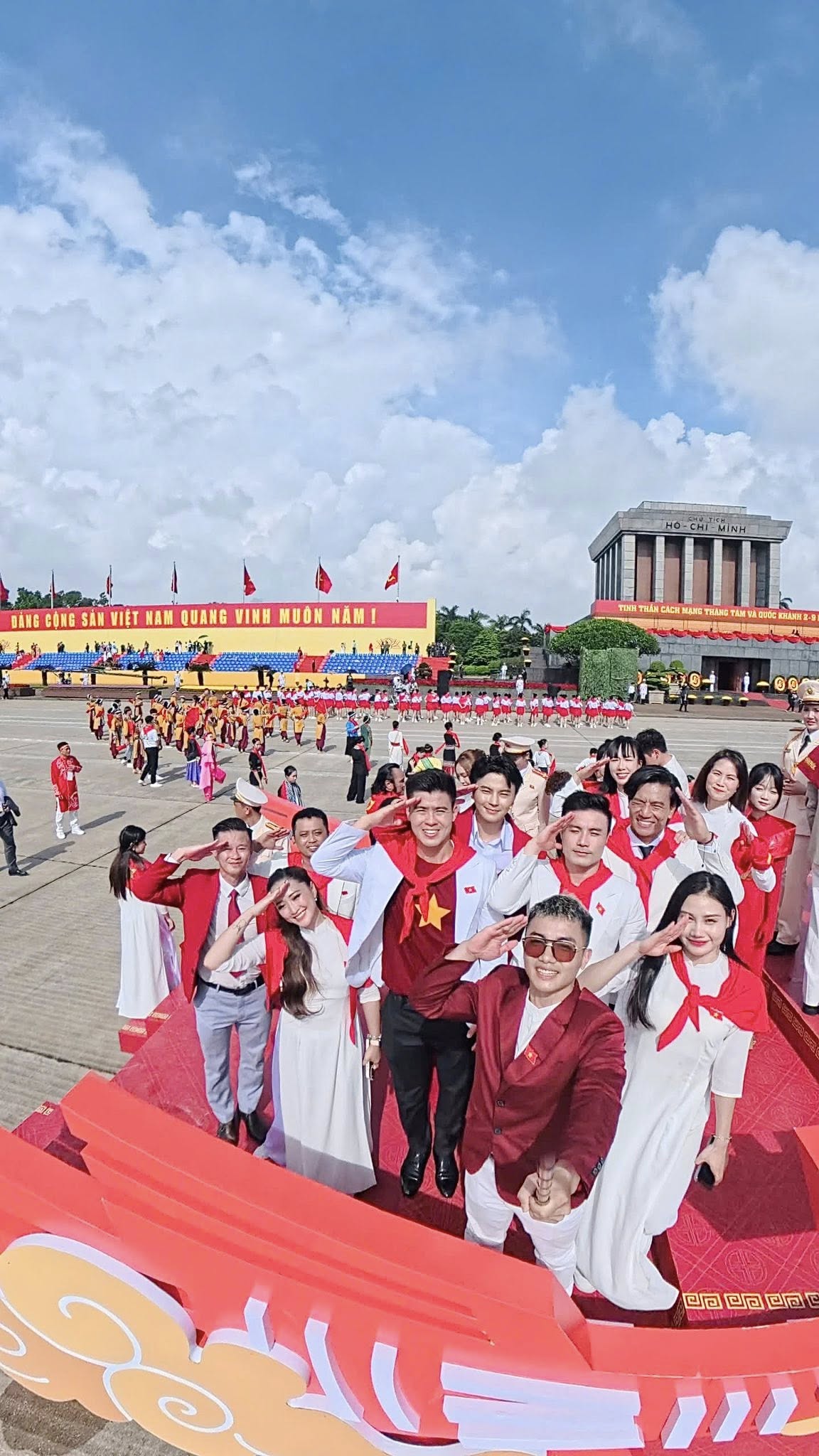 Tinh tú của thể thao Việt Nam hân hoan, tự hào giữa Quảng trường Ba Đình lịch sử ngày Đại lễ 2/9- Ảnh 3.